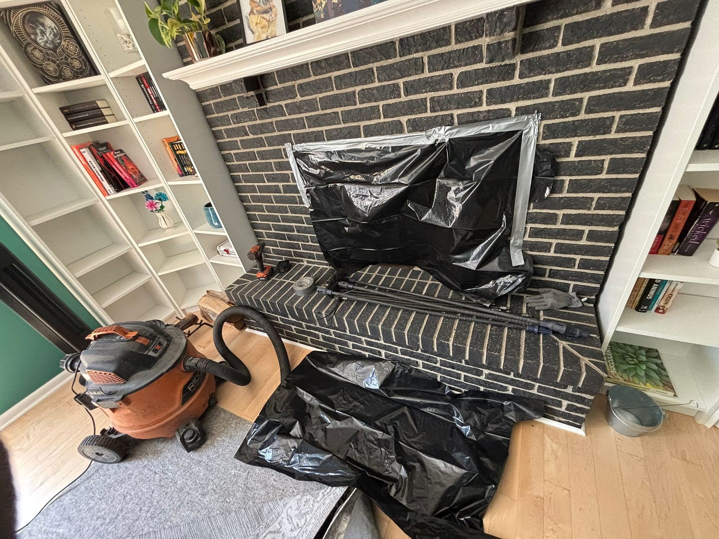 Minneapolis chimney cleaning fireplace flue to remove creosote buildup.